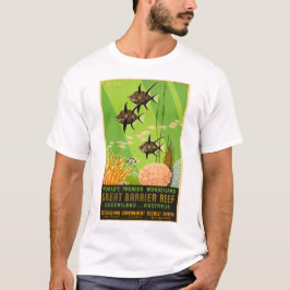 Underbarare barriärrevet Australien Poster T Shirt