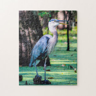 Underbarare Blue Heron Louisana. Pussel