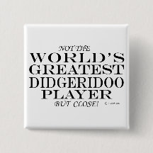 Underbarare Didgeridoo Player Close