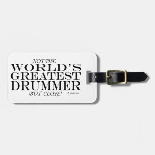 Underbarare Drummer Close Luggage Tag Bagagebricka