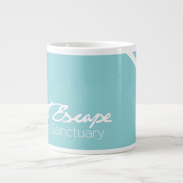 Underbarare Escape Mustang Sanctuary Logotyp Jumbo Mugg (Framsidan)