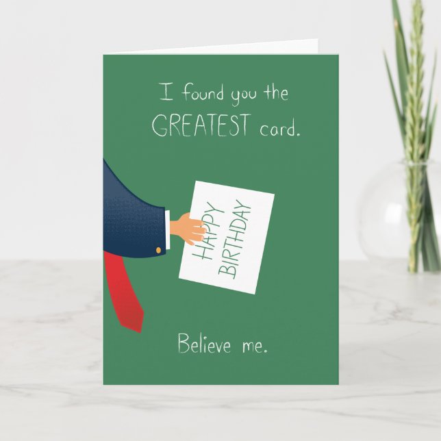 UNDERBARARE födelsedagskort Kort (Framsida)