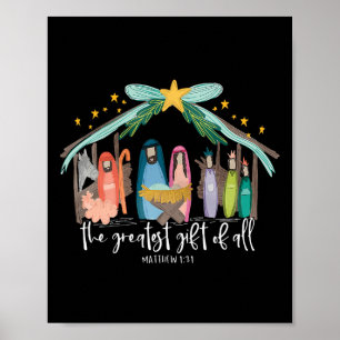 Underbarare gåva av Jesus Kristna Manar Poster