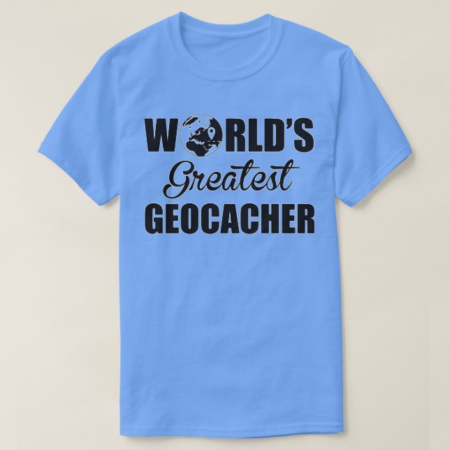 Underbarare Geocacher T Shirt (Design framsida)