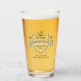 UNDERBARARE GRANDPA - Personlig NÖTKÖTT PINT GLAS