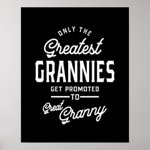 Underbarare Grannies befordras till Granny Poster