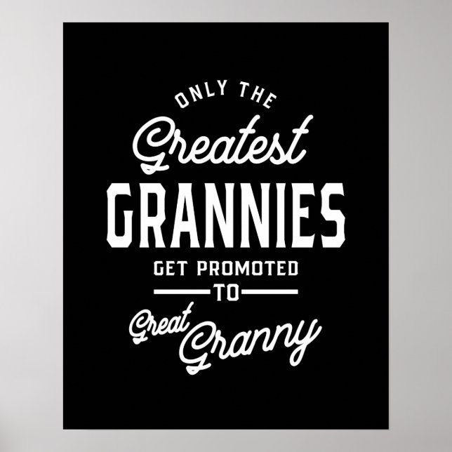 Underbarare Grannies befordras till Granny Poster (Framsidan)