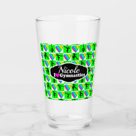 UNDERBARARE GYMNAST DESIGN GLASKOPP