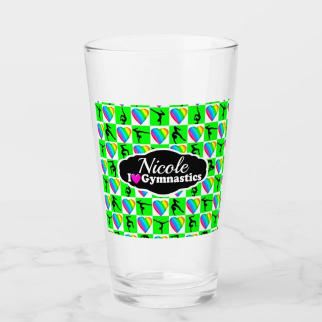 UNDERBARARE GYMNAST DESIGN GLASKOPP (Framsida)