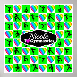 UNDERBARARE GYMNAST DESIGN POSTER