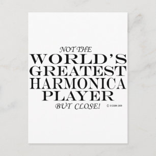 Underbarare Harmoniak Player Close Vykort