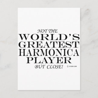 Underbarare Harmoniak Player Close Vykort