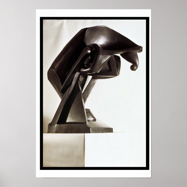 Underbarare häst, 1914 (bronze) (se även 168727) poster (Framsidan)