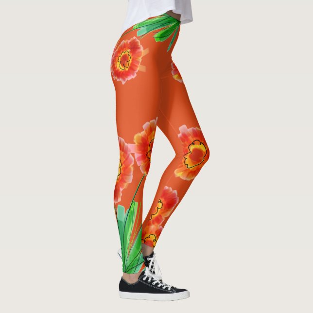 Underbarare höstbalkar leggings (Höger)