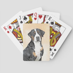 Underbarare Hund för schweiziska bergsområden - or Casinokort