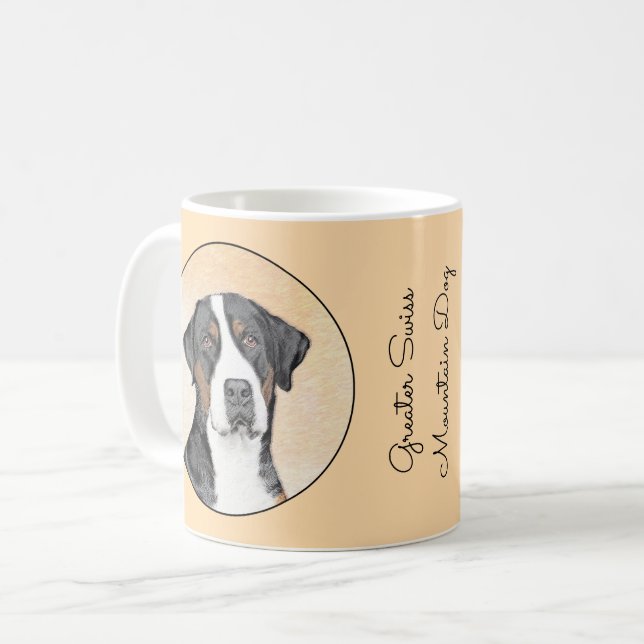 Underbarare Hund för schweiziska bergsområden - or Kaffemugg (Framsida vänster)