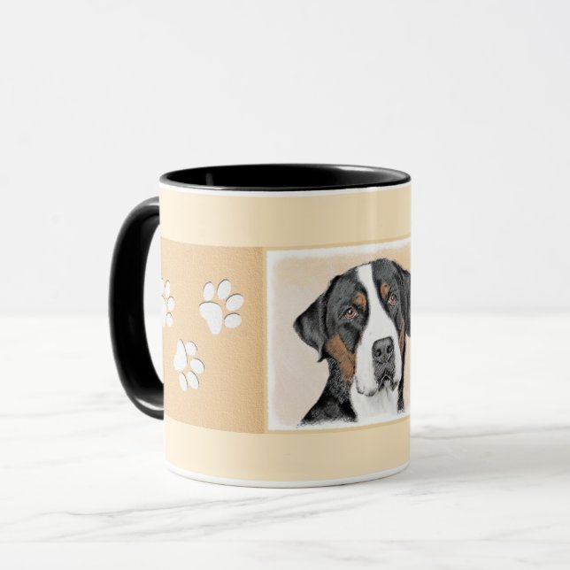 Underbarare Hund för schweiziska bergsområden - or Mugg (Framsida vänster)