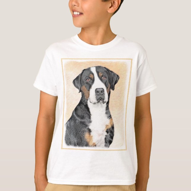 Underbarare Hund för schweiziska bergsområden - or T Shirt (Framsida)