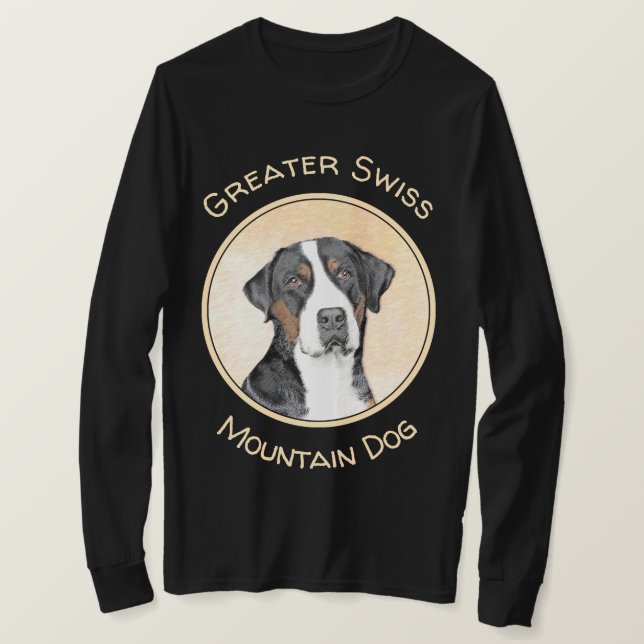 Underbarare Hund för schweiziska bergsområden - or T Shirt (Design framsida)