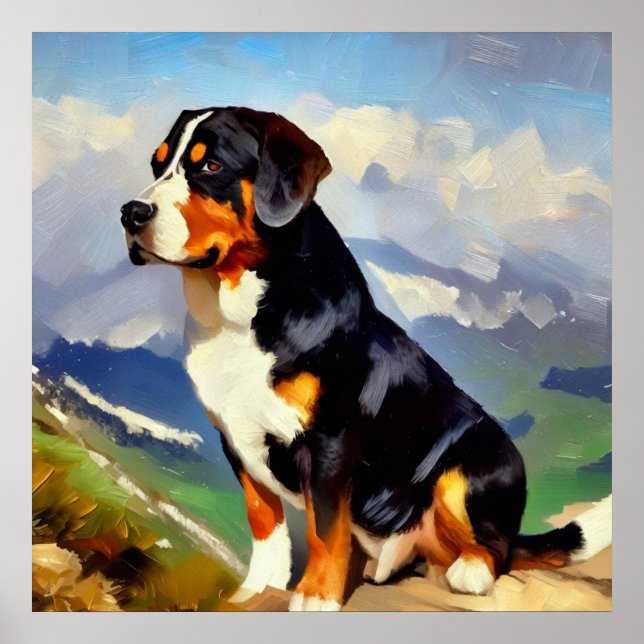 Underbarare Hund i Schweiz Poster (Framsidan)