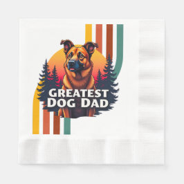 Underbarare Hund Pappa Pappersservett