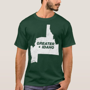 Underbarare Idaho Karta T Shirt