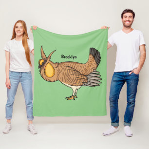 Underbarare illustration av tecknaden för präriehö fleecefilt