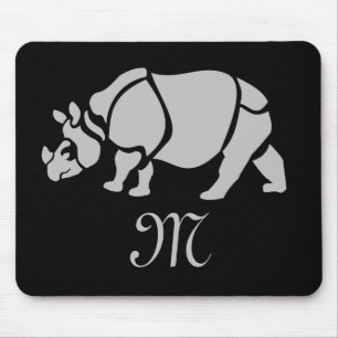 Underbarare indianska Rhinoceros Unicorn Rhino Mon Musmatta