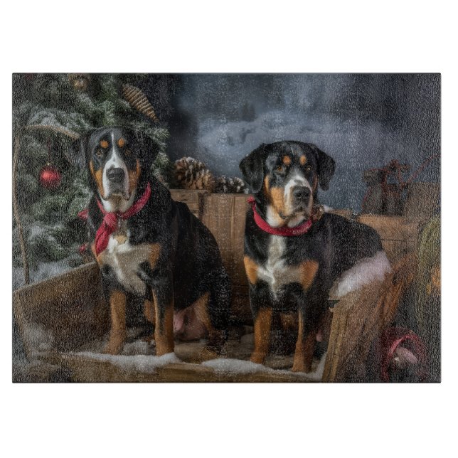 Underbarare julljulen i schweiziskt bergsområde Sn (Framsidan)