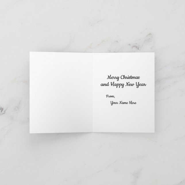 Underbarare julreglaget anteckningskort (Inuti)