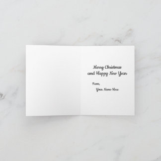 Underbarare julreglaget anteckningskort