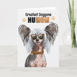 Underbarare kinesiska Hund i HuMOM Mors dag Helgkort