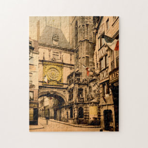 Underbarare klocka, Rouen Frankrike Pussel