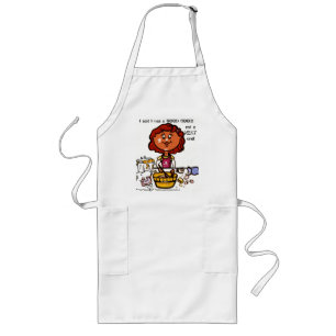 "Underbarare kock, men en MESSY! Apron" Långt Förkläde