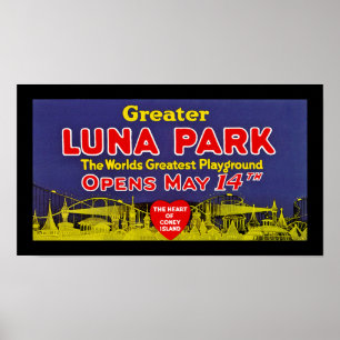 Underbarare Luna Park Poster
