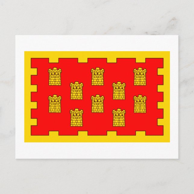 Underbarare Manchester Flagga Vykort (Framsida)