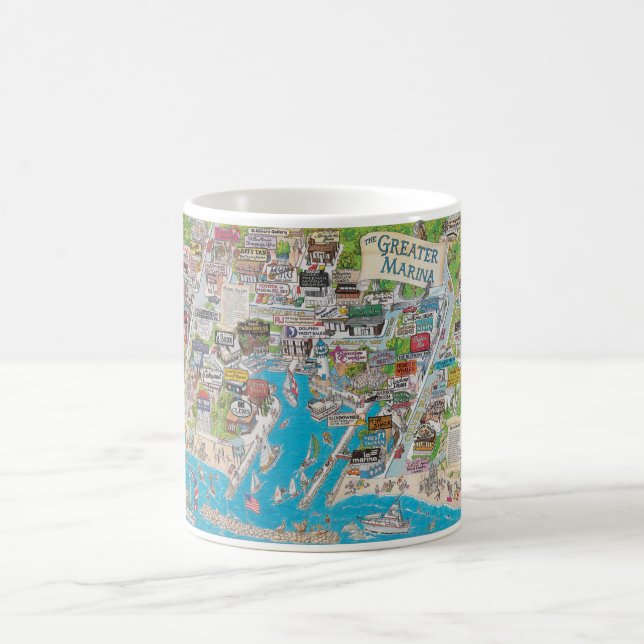 Underbarare Marina del Rey Kaffemugg (Center)