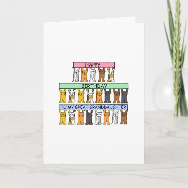 Underbarare mordotter, Tecknad Cats. Kort (Framsida)