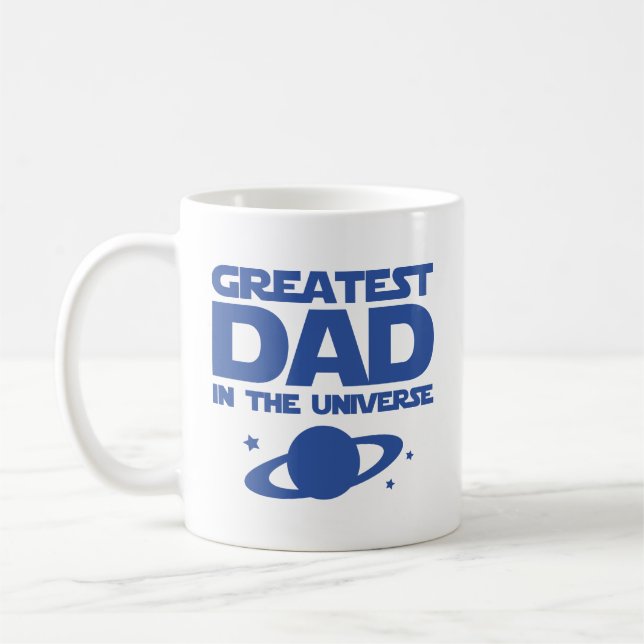 Underbarare Pappa i det tvärgående kaffe Mugg (Vänster)