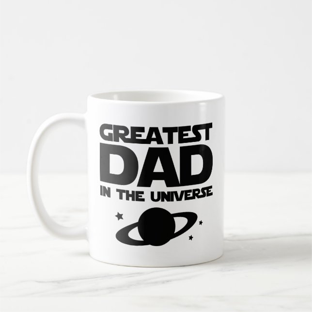 Underbarare Pappa i det tvärgående kaffe Mugg (Vänster)