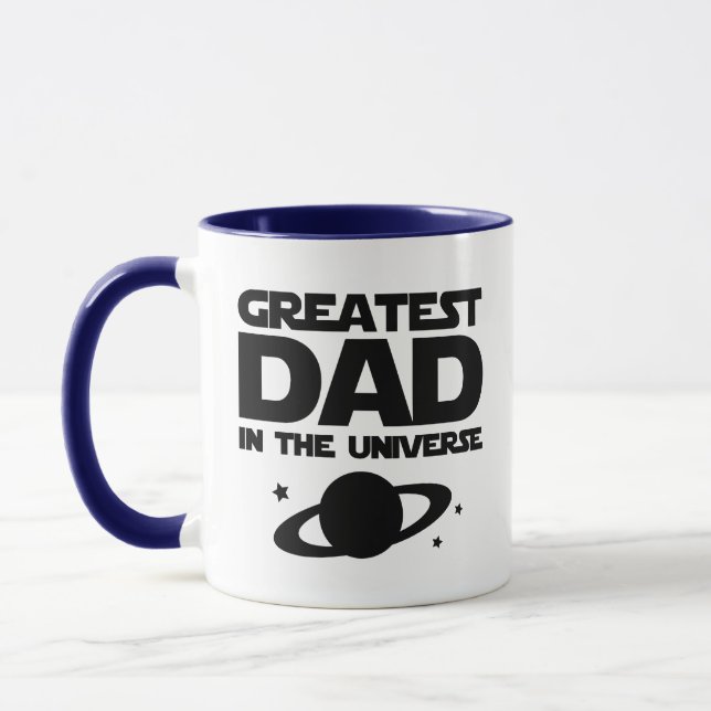 Underbarare Pappa i det tvärgående kaffe Mugg (Vänster)