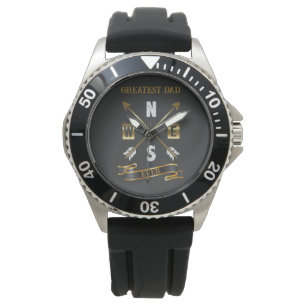Underbarare Pappa någonsin, Black and Guld Watch Armbandsur