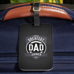 Underbarare Pappa någonsin Modern Fars dag-gåva Bagagebricka