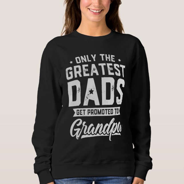 Underbarare Pappor befordra till Grandpa Far Da T Shirt (Framsida)