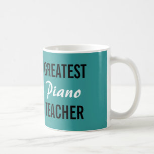 Underbarare Piano-läraren mugg