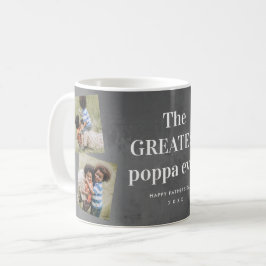 Underbarare poppa-fotokollage Grandparent Day Kaffemugg