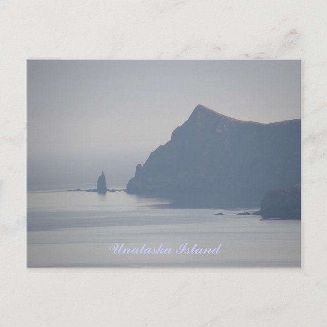 Underbarare Priest Sten, Unalaska Island Vykort (Framsida)