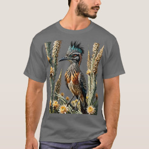 Underbarare roadrunner omringad av Yucca-blomman N T Shirt