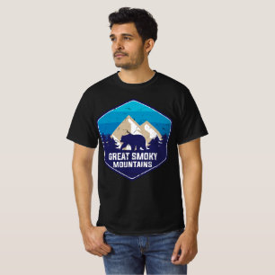 Underbarare rökiga bergsområden i Parker T Shirt