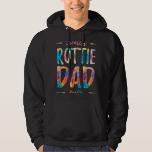 Underbarare Rottie Pappa Shirt Funny Rottweiler Hu Hoodie